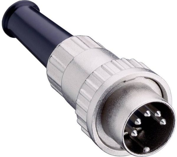 Złącze męskie DIN Lumberg 013207-1, 7-Pin