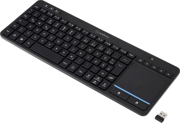 Klawiatura Renkforce RF-WLTKB-300 Niemiecki, QWERTZ