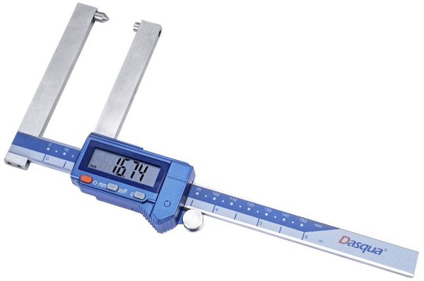 Dasqua 2240-0006 Cyfrowy zacisk tarczy hamulcowej 150 mm stal nierdzewna 1 szt.