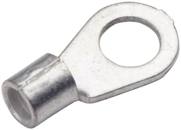 Końcówka oczkowa Maksymalny przekrój=35 mm² Średnica otworu=6.5 mm bez izolacji metal Cimco 180458 1 szt.