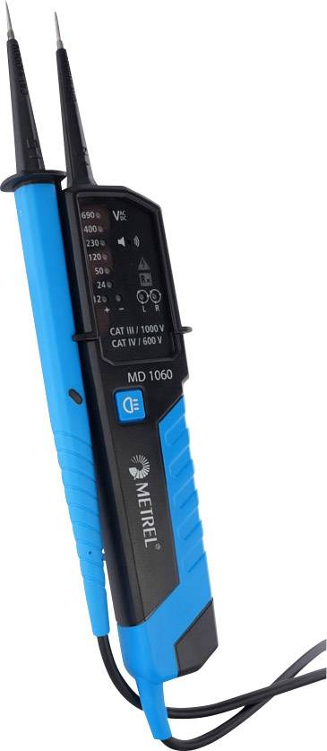 Dwubiegunowy tester napięcia Metrel MD 1060 CAT III 1000 V, CAT IV 600 V - obrazek 1