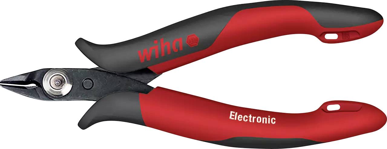 Szczypce boczne Wiha Wiha Z 40 0 03, Diagonale Zange, 0,8 mm, Stahl, Schwarz, Rot, 128 mm, 52 g 26812, 118 mm, dla elekt - obrazek 1