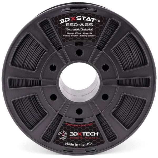 3D Xtech ABS2010750BK0 3DXSTAT Conductive ESD Filament do drukarek 3D ABS 1.75 mm 750 g czarny 1 szt.