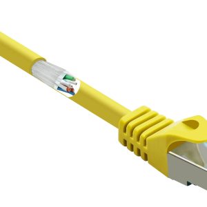 kabel LAN Renkforce RF-5153664, 1 szt., RJ45, CAT 6a, S/FTP, 10.00 m, żółty kabel LAN Renkforce RF-5153664, 1 szt., RJ45, CAT 6a, S/FTP, 10.00 m, żółty