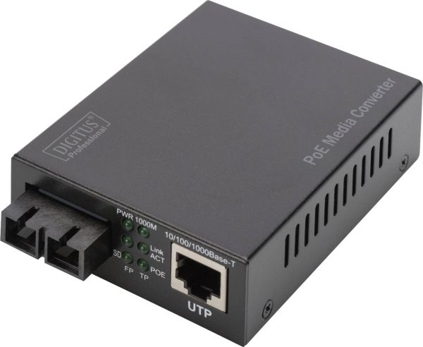 Konwerter mediów Digitus DN-82150 LAN 10/100/1000 MBit/s, SC Duplex 10 / 100 / 1000 MBit/s