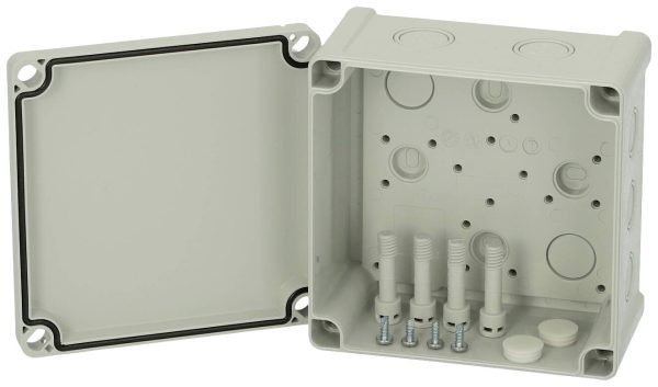 Fibox 5824023 Obudowa uniwersalna TPCM 131308, IP65, IK07, IK08, 130 mm x 130 mm x 75 mm , 1 szt.