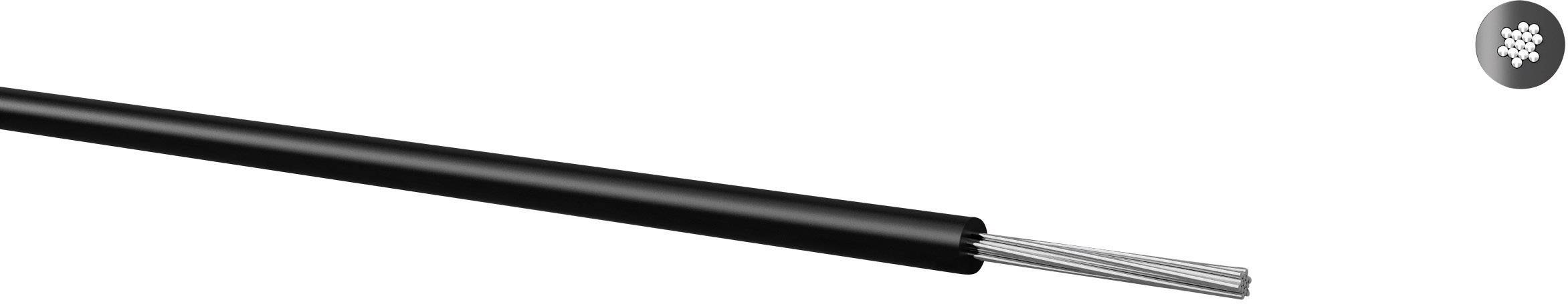 Kabeltronik 060105009 Przewód linka LiYv, 1 x 0.50 mm², 100 m - obrazek 1