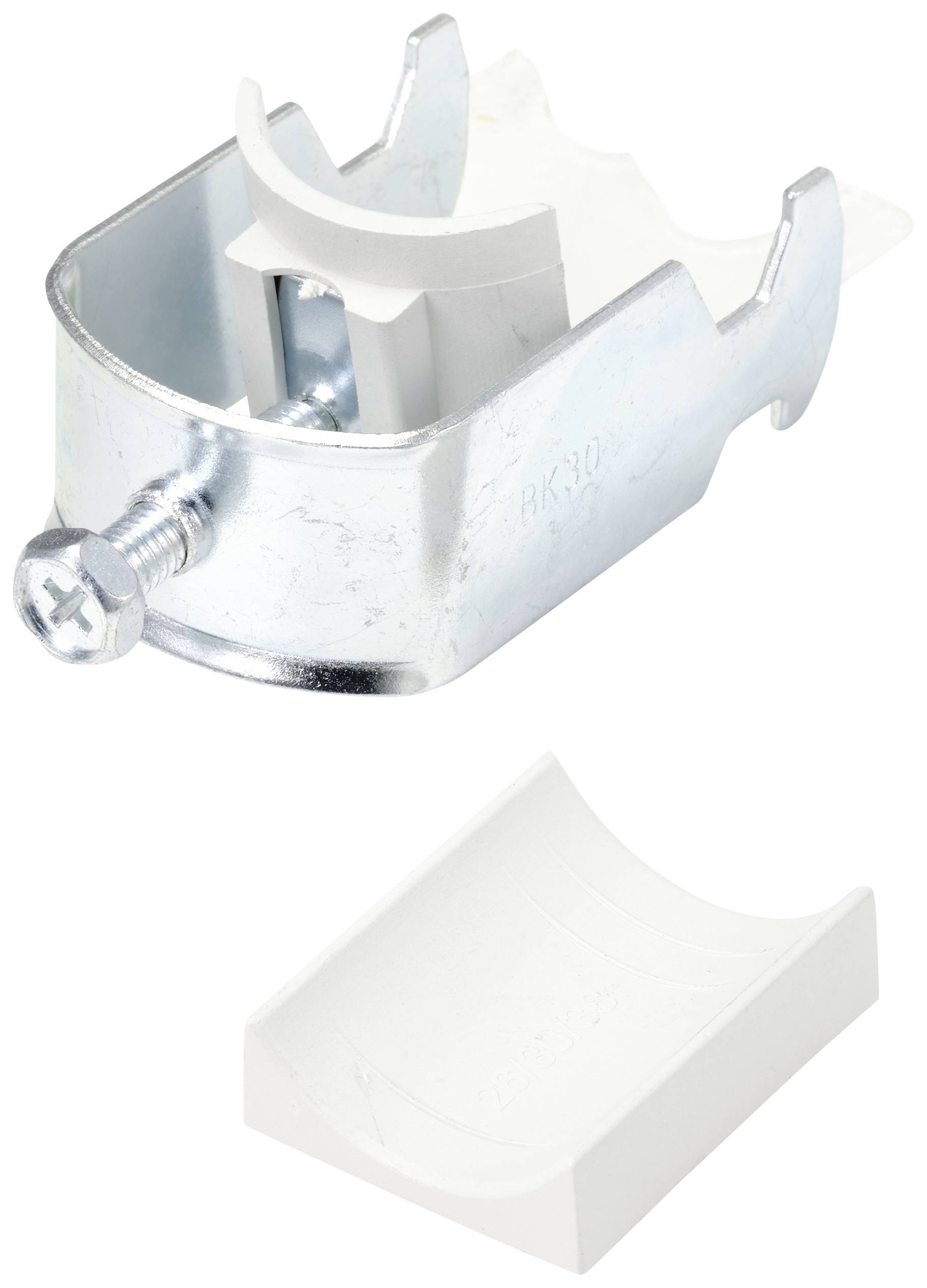 Sygonix SY-5067272 Zacisk kablowy z blachy stalowej Uchwyt przewodu stal 10 szt. - obrazek 1