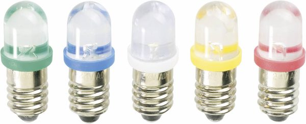 Barthelme 59102315 Lampka sygnalizacyjna LED biały E10 230 V/DC, 230 V/AC 0.2 lm