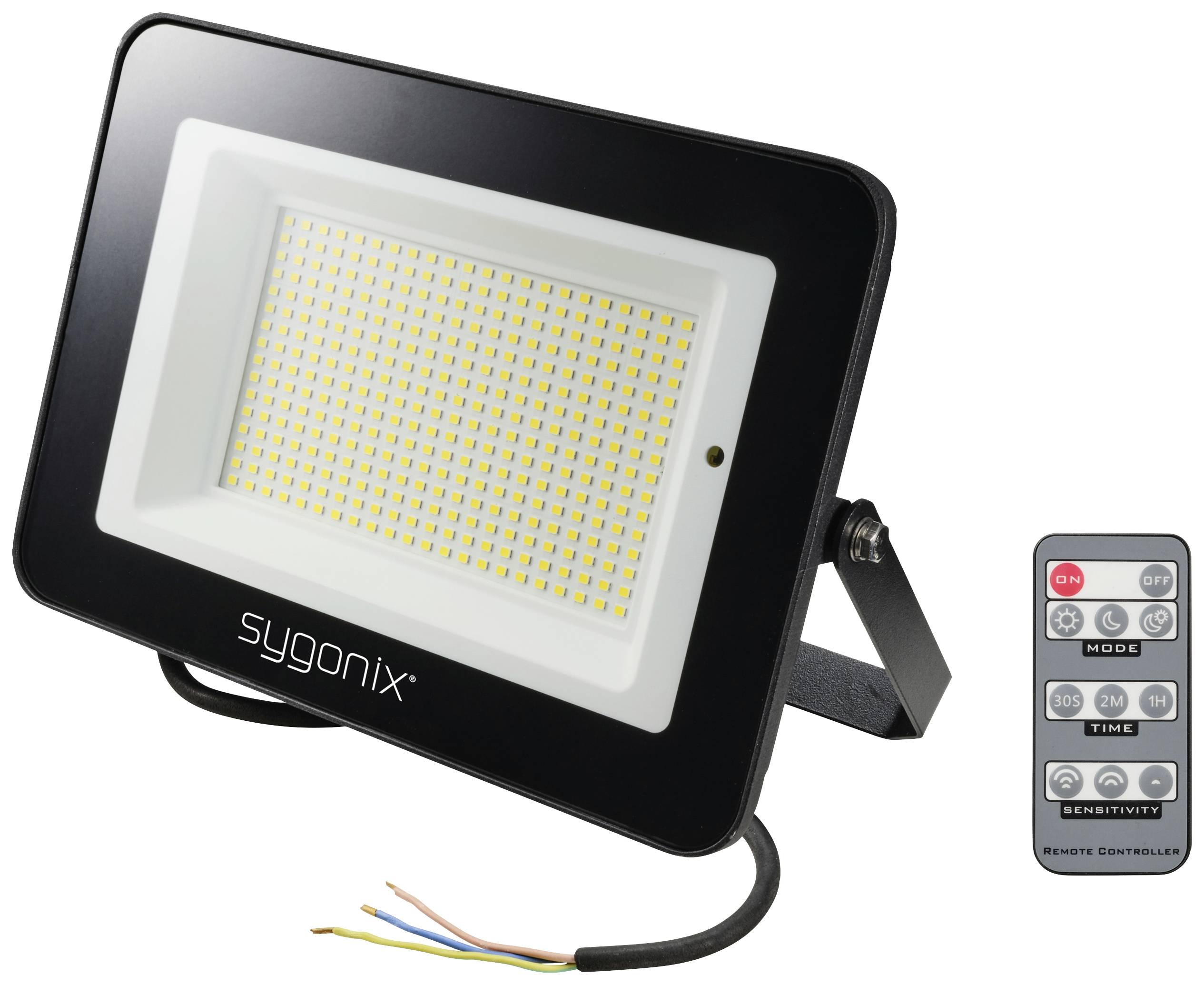 Sygonix SY-5995286 Zewnętrzna lampa punktowa LED z czujnikiem ruchu EEK: C (A - G) 100 W Kolor LED: biały - obrazek 1