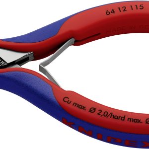 Szczypce czołowe Knipex 64 12 115, 115 mm, 56 HRC, dla elektroników i mechaników