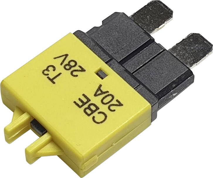 Wyłącznik instalacyjny nożowy Hansor Circuit Breaker Standard, type 3, Manual Reset, 20A CBE3 Series 20A, 12 V - 32 V, 2 - obrazek 1