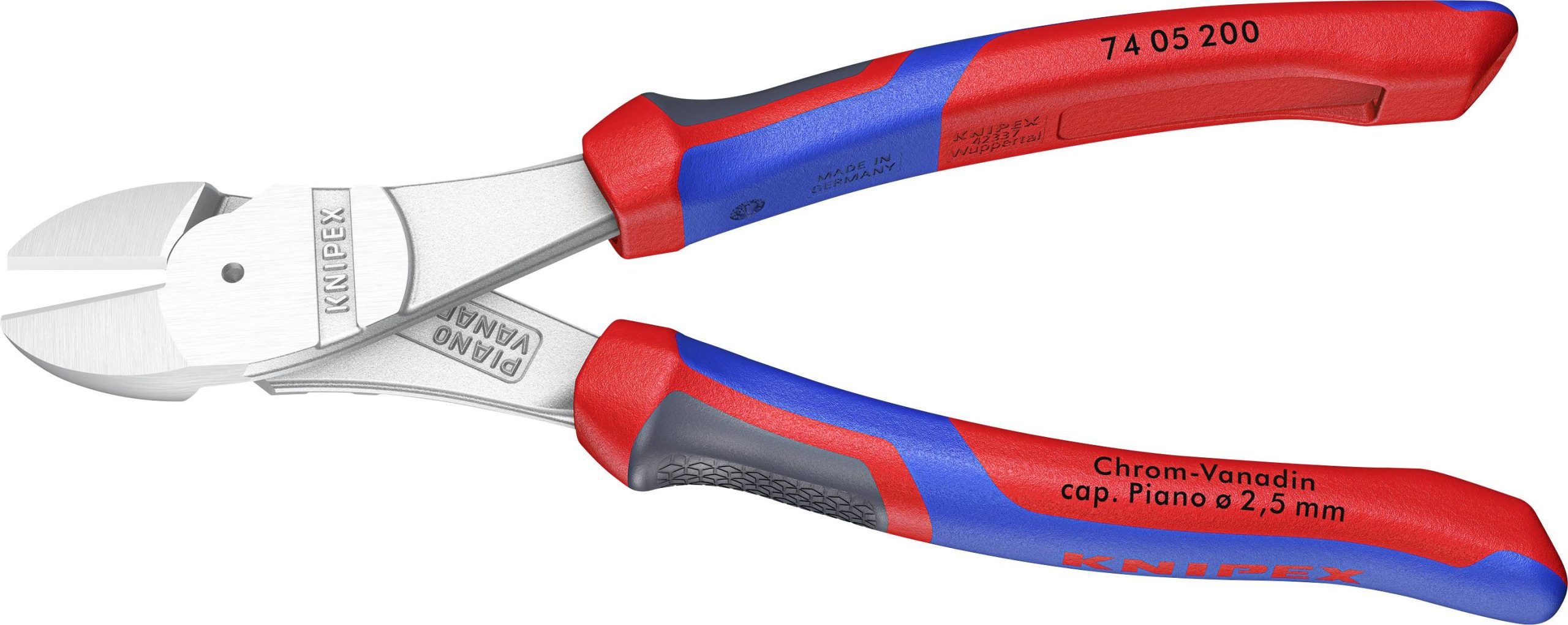 Szczypce boczne Knipex 74 05 200, 200 mm, 64 HRC - obrazek 1