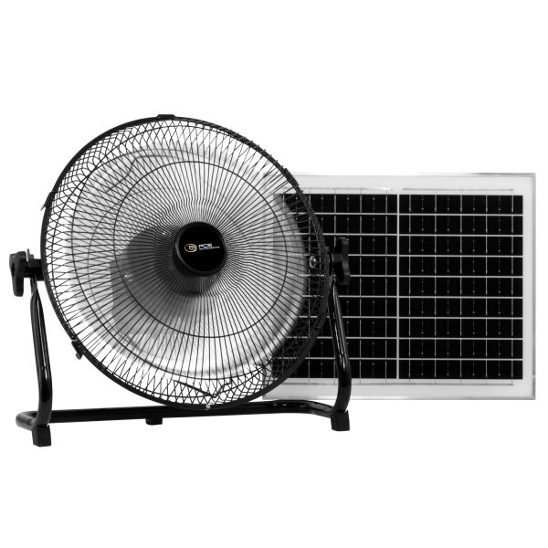PCE Instruments Wentylator podłogowy 10 W (Ø x W) 350 mm x 395 mm czarny możliwe zasilanie akumulatorem, z akumulatorem