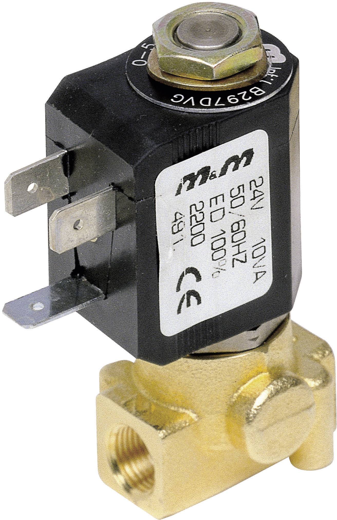Zawór pneumatyczny sterowany bezpośrednio 2/2 drożny M & M International B297DVC 2700 230 V/AC G 1/8 Materiał obudowy mo - obrazek 1