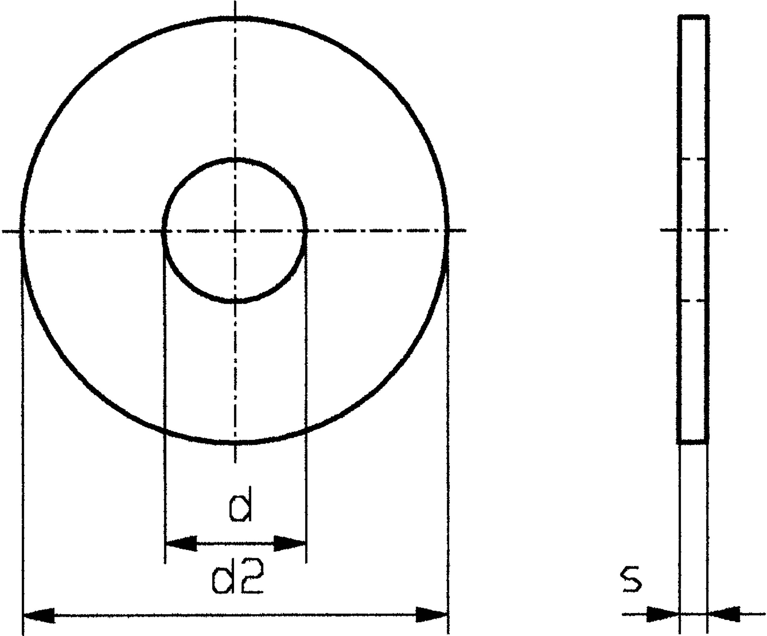 Podkładka Toolcraft 192701, M6, O= 18 x 6,4 mm, 1,6 mm, DIN 9021, 100 szt. - obrazek 1