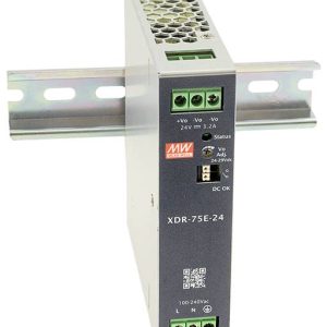MEAN WELL XDR-75E-24 Zasilacz na szynę DIN 24 V 3.2 A 76.8 W Opis 1 szt. MEAN WELL XDR-75E-24 Zasilacz na szynę DIN 24 V 3.2 A 76.8 W Opis 1 szt.