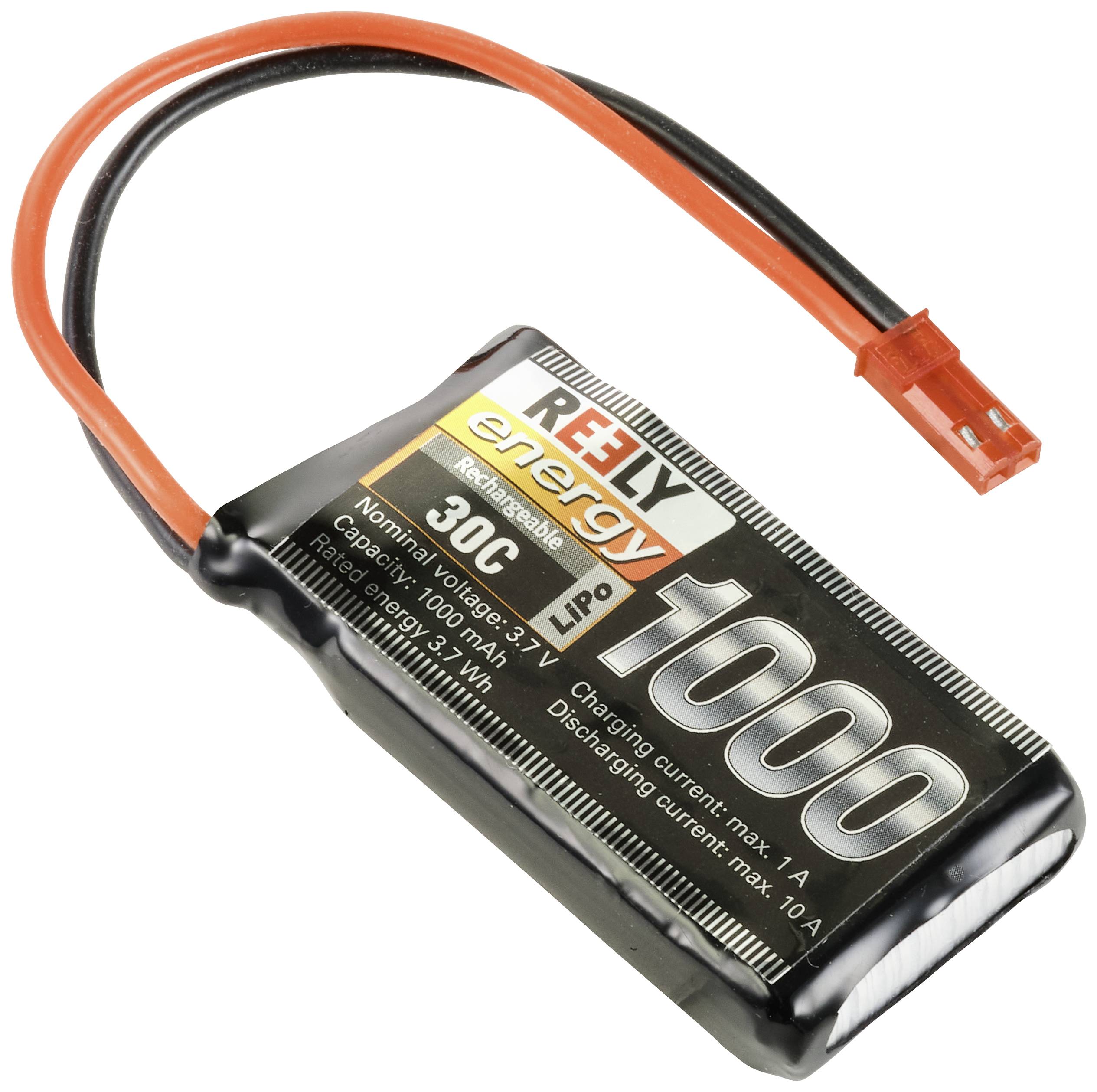 Pakiet akumulatorów (LiPo) 3.7 V 1000 mAh 30 C Reely BEC - obrazek 1