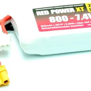 Pakiet akumulatorów (LiPo) 7.4 V 800 mAh 25 C Red Power Softcase XT30 Pakiet akumulatorów (LiPo) 7.4 V 800 mAh 25 C Red Power Softcase XT30