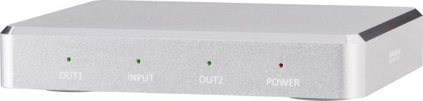Splitter HDMI SpeaKa Professional SP-5616740, 2 Porty, aluminiowa obudowa, obsługa ultra HD