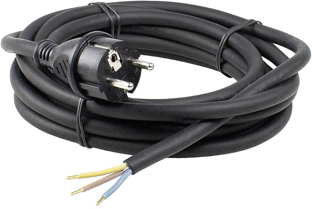 Kabel zasilający AS Schwabe 60376, H05RN -F 3G 1 mm, 3 m - obrazek 1