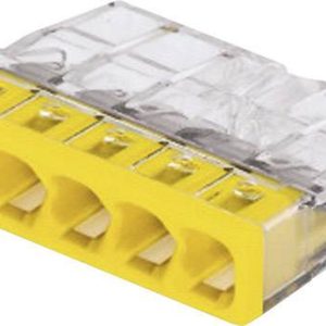 Złącze do puszki podtynkowej WAGO 2273 2273-205, PIN: 5, 450 V, 24 A, 20 szt. Złącze do puszki podtynkowej WAGO 2273 2273-205, PIN: 5, 450 V, 24 A, 20 szt.