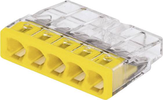 Złącze do puszki podtynkowej WAGO 2273 2273-205, PIN: 5, 450 V, 24 A, 20 szt. - obrazek 1