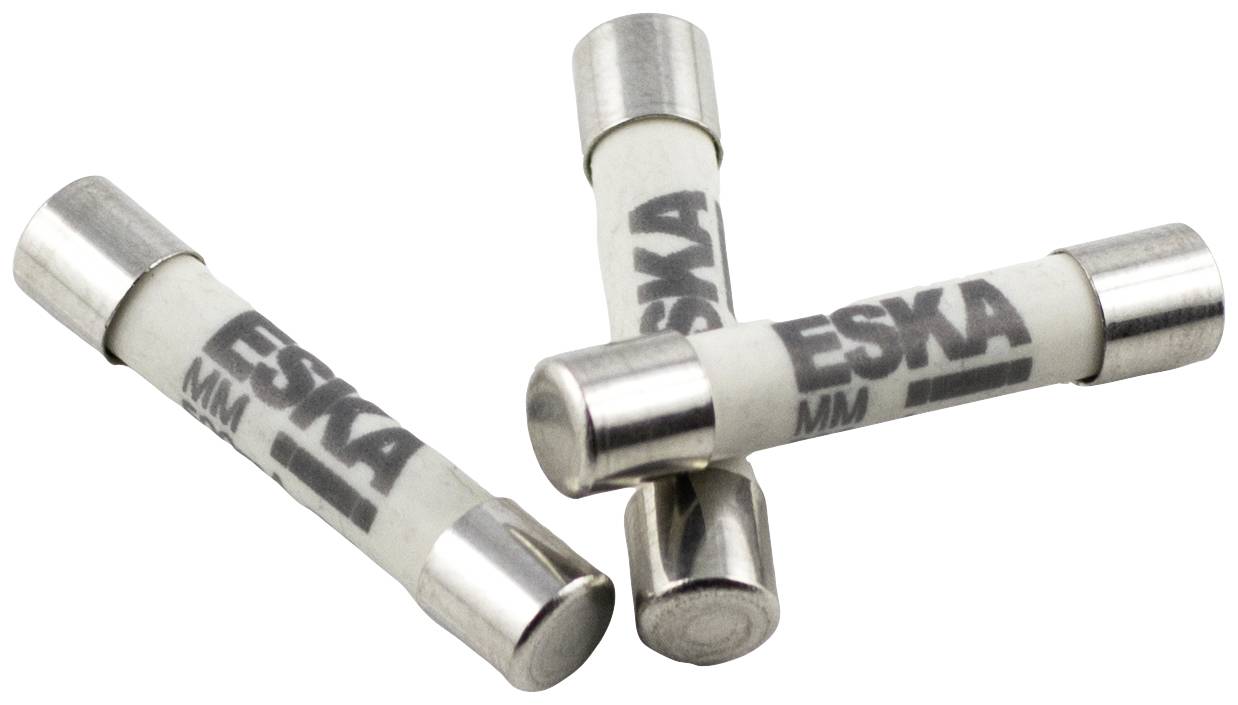 ESKA 632415 Bezpiecznik do multimetru (Ø x D) 6.30 mm x 32 mm 630 mA 1000 V bardzo szybki -FF- Zawartość 1 szt. - obrazek 1