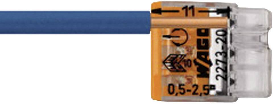 Złącze do puszki podtynkowej WAGO 2273 2273-203-100, PIN: 3, 450 V, 24 A, 100 szt. - obrazek 1