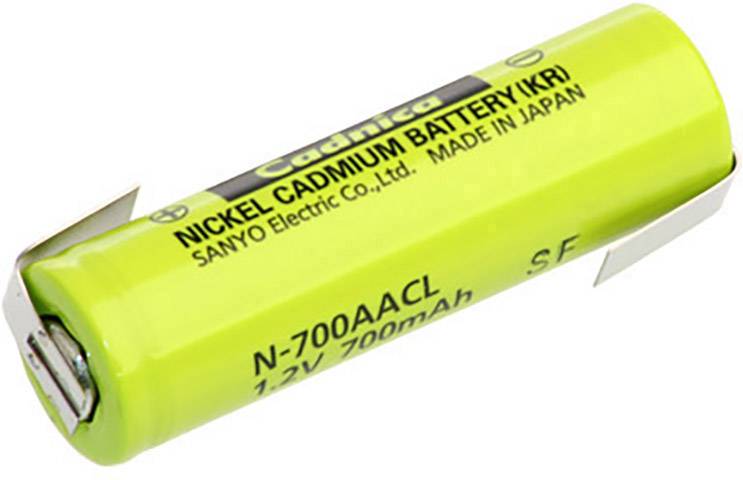 Akumulator specjalny Panasonic N-700AACL, NiCd, 700 mAh, 1.2 V, 1 szt. - obrazek 1