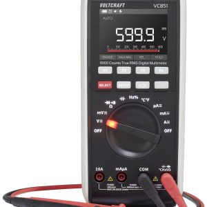 Multimetr VOLTCRAFT VC851 VC-12884325, CAT III 1000 V, CAT IV 600 V, 0.01 mV – 1000 V, 0.1 µA – 10 A Multimetr VOLTCRAFT VC851 VC-12884325, CAT III 1000 V, CAT IV 600 V, 0.01 mV – 1000 V, 0.1 µA – 10 A