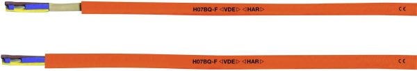 HELU 22059 Przewód przyłączeniowy H07BQ-F, 3 G 1.5 mm², 100 m