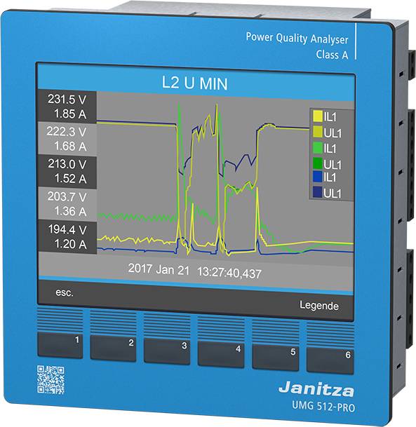 Analizator jakości napięcia Janitza UMG 512-PRO