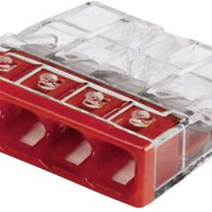 Złącze do puszki podtynkowej WAGO 2273 2273-204-1, PIN: 4, 450 V, 24 A, 1 szt. Złącze do puszki podtynkowej WAGO 2273 2273-204-1, PIN: 4, 450 V, 24 A, 1 szt.