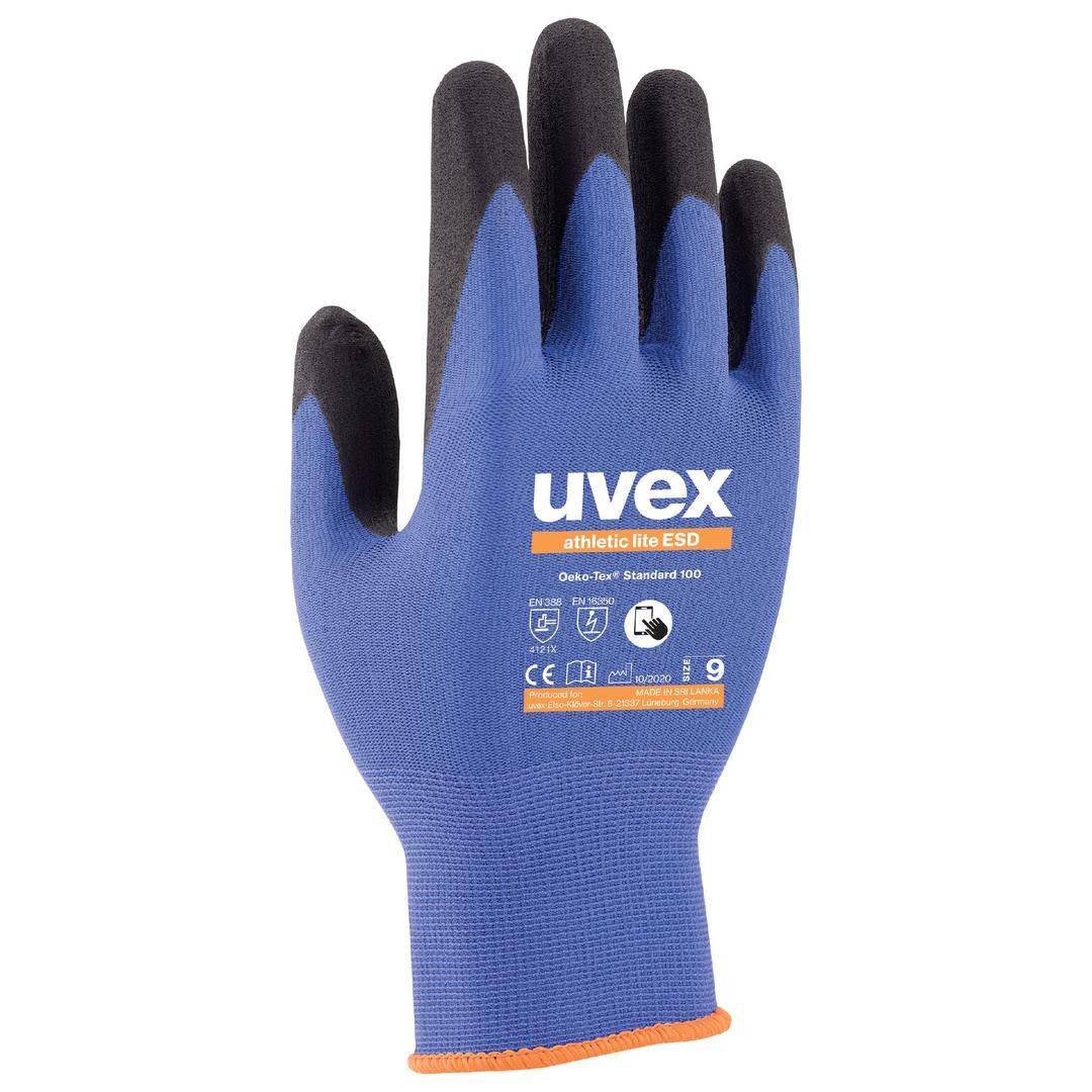 uvex 6003507 athletic lite ESD Rękawice montażowe Rozmiar rękawic: 7 1 par(a) - obrazek 1