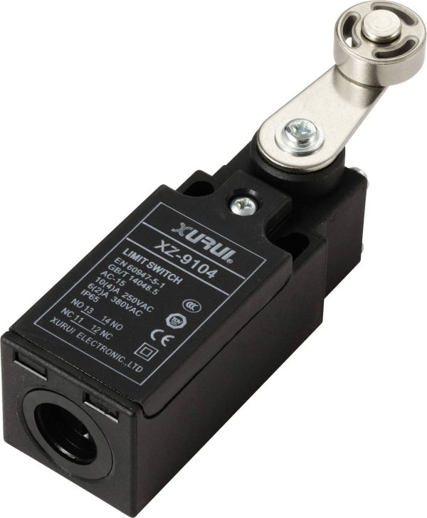 Wyłącznik krańcowy 250 V/AC 10 A, dźwignia obrotowa z rolką XZ-9/104 IP65 1 szt.