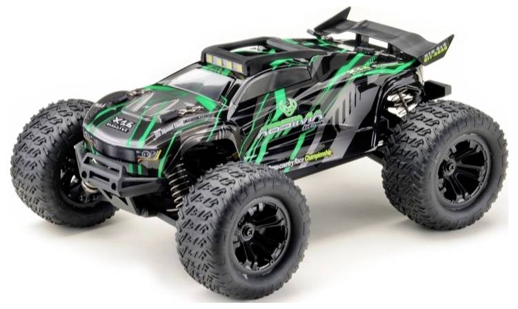 Absima Mini AT zielony, szary Szczotkowy 1:16 Model samochodu RC Elektryczny Truggy Napęd na wszystkie koła RtR 2,4 GHz - obrazek 1