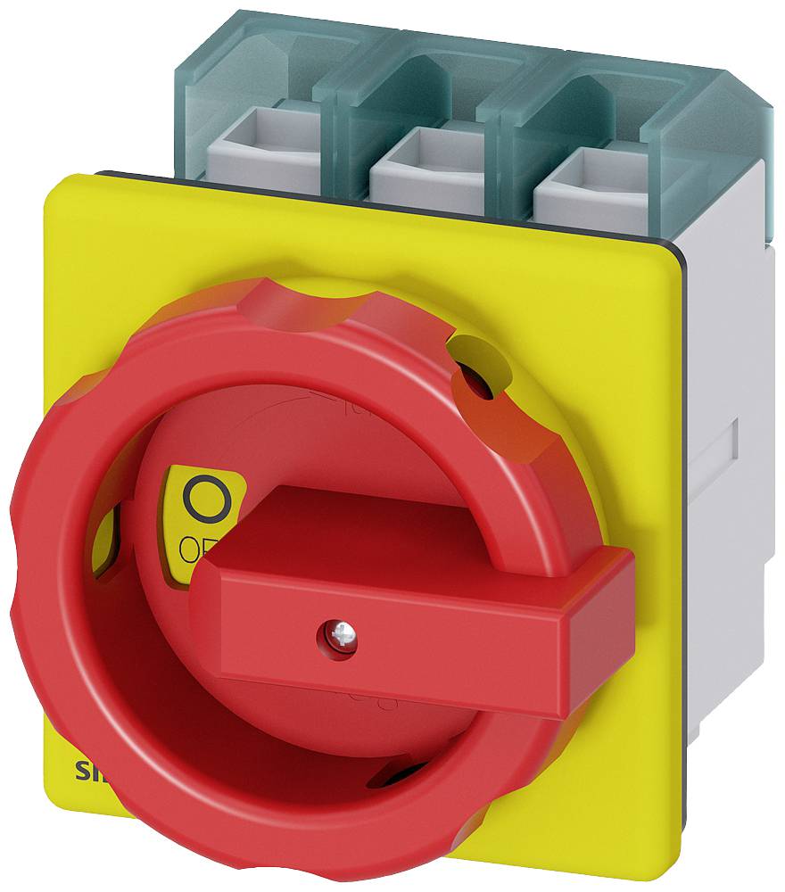 rozłącznik izolacyjny czerwony, żółty 3 styki 50 mm² 125 A 690 V/AC Siemens 3LD28040TK53 - obrazek 1