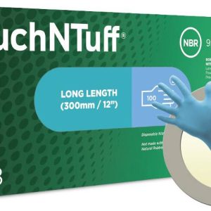 Ansell TouchNTuff 92665080 100 szt. Nitryl Rękawice jednorazowe Rozmiar rękawic: M, 7.5, 8 EN 21420:2020 Ansell TouchNTuff 92665080 100 szt. Nitryl Rękawice jednorazowe Rozmiar rękawic: M, 7.5, 8 EN 21420:2020