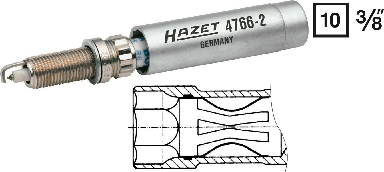 Hazet 4766-2 Klucz do świec zapłonowych - obrazek 1