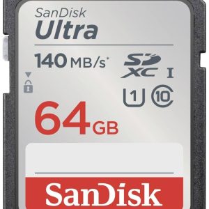 SanDisk SDXC Ultra 64GB (Class 10/UHS-I/140MB/s) SDHC 64 GB UHS-Class 1 wodoszczelny, odporny na wstrząsy SanDisk SDXC Ultra 64GB (Class 10/UHS-I/140MB/s) SDHC 64 GB UHS-Class 1 wodoszczelny, odporny na wstrząsy