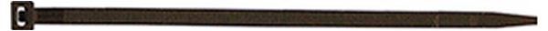 Intercable 183164 ICC61151 Opaska kablowa 100 mm 2.5 mm czarny z językiem z tworzywa sztucznego 1 szt.