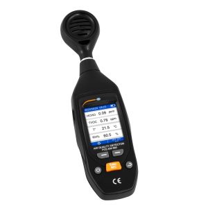 Miernik aerozoli PCE Instruments wilgotność, temperatura, VOC, Drobny pył interfejs USB, funkcja pomiaru temperatury