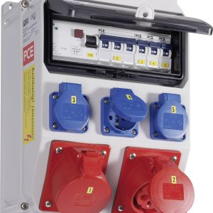 Tablica rozdzielcza PCE 9135174, 400V, 32A, IP54, CEE 16A, CEE 32 A, 3 Gniazda 16A 230V Tablica rozdzielcza PCE 9135174, 400V, 32A, IP54, CEE 16A, CEE 32 A, 3 Gniazda 16A 230V