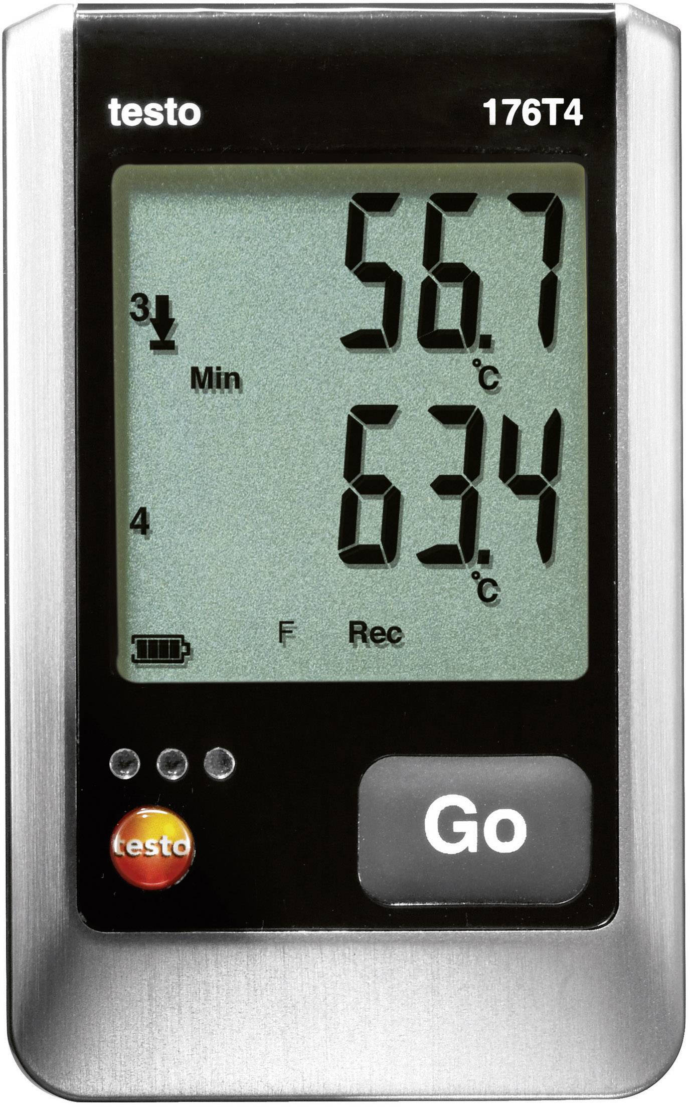 Rejestrator temperatury testo 176 T4 0572 1764 -200 do 1000 °C - obrazek 1