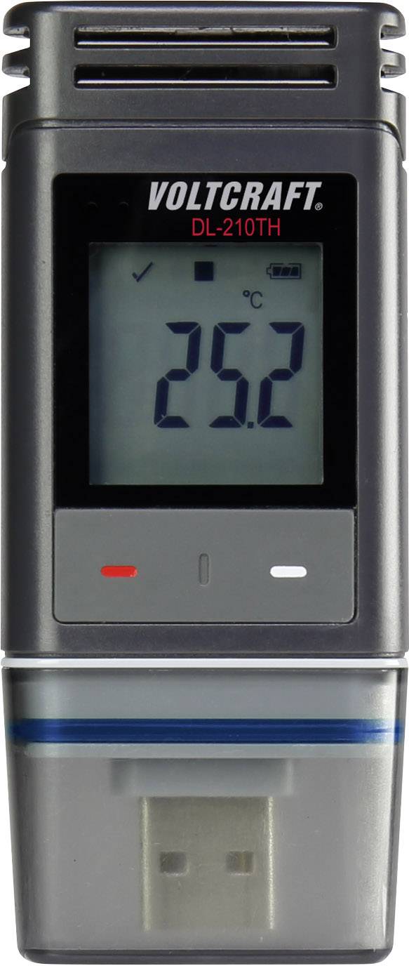 Rejestrator temperatury VOLTCRAFT, -30 do +60 °C, USB - obrazek 1