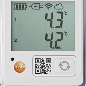 Rejestrator temperatury testo 162 T2 0572 1622 -50 do 150 °C Rejestrator temperatury testo 162 T2 0572 1622 -50 do 150 °C
