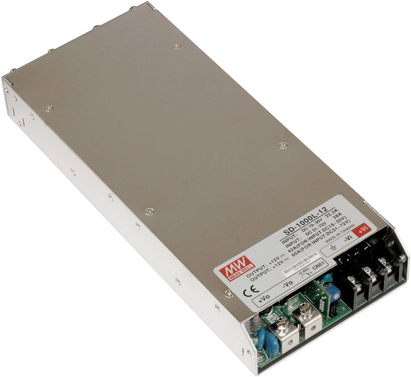 MEAN WELL SD-1000H-12 Przetwornica DC/DC SD-1000H-12, 720 W, 12 V, 1 szt. - obrazek 1