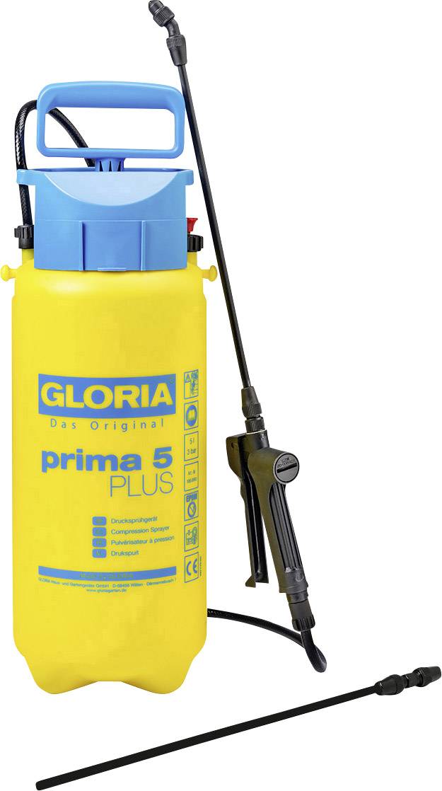 Opryskiwacz ciśnieniowy Gloria Haus und Garten prima 5 PLUS - obrazek 1