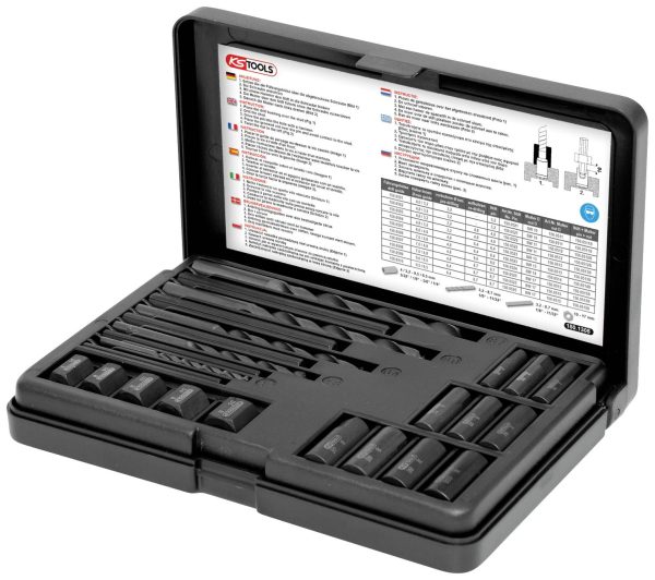 KS Tools 150.1305 Zestaw do rozwiercania gwintów